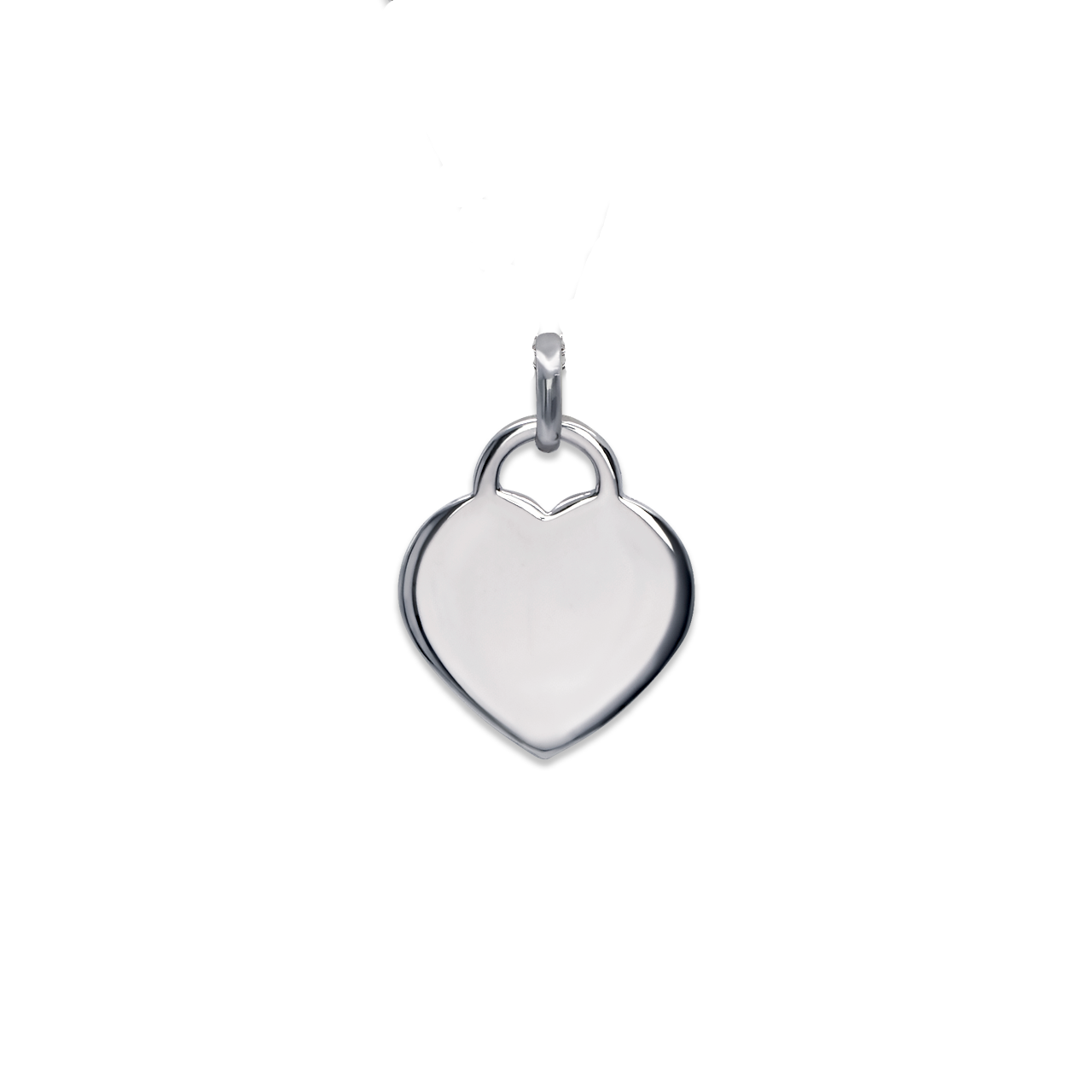 White Gold Heart Pendant