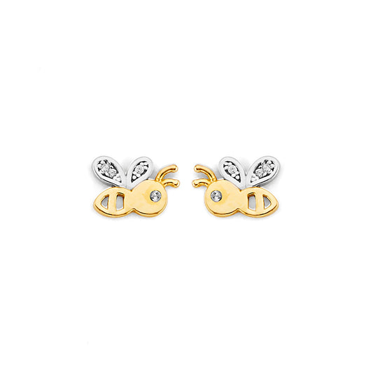 Mini Bee Earrings