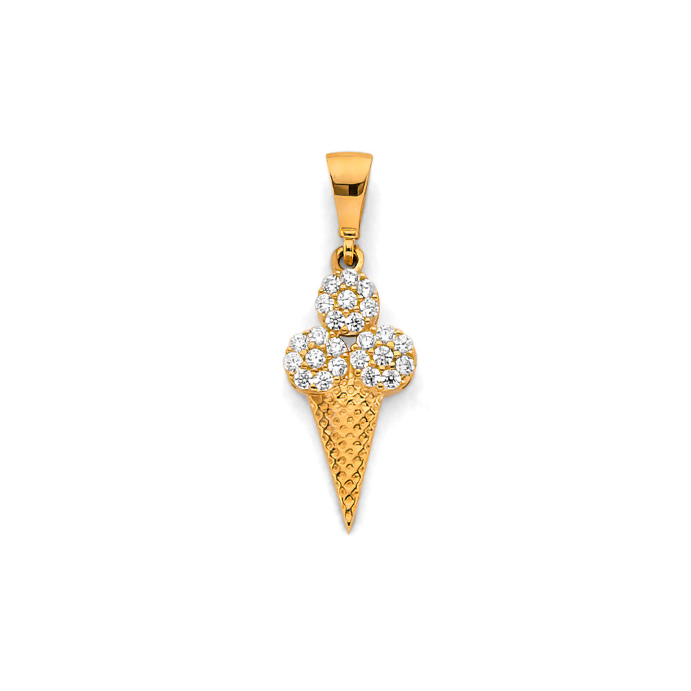 Sweet Ice Cream Cone Pendant