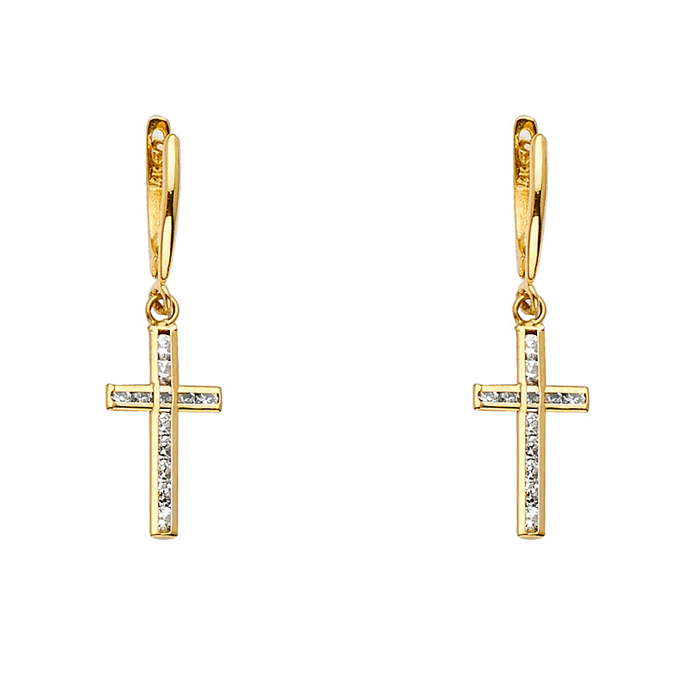 Dream Cross Dangling Earrings