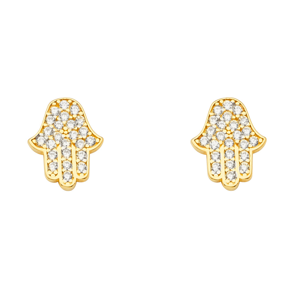 Sparkle Hamsa Earrings