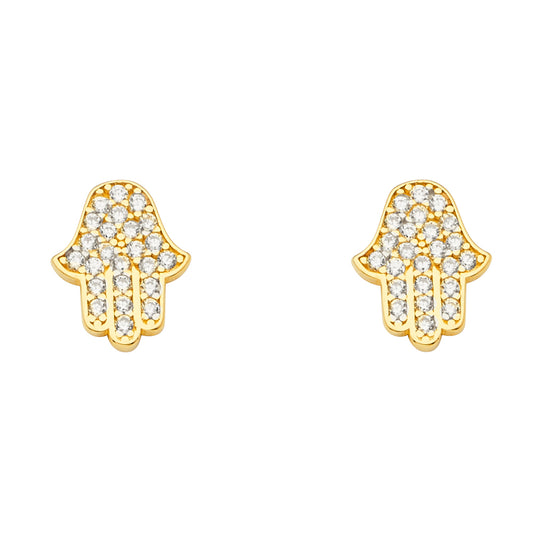 Sparkle Hamsa Earrings