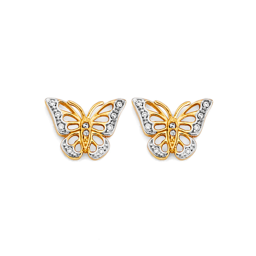 Butterfly Stud Earrings