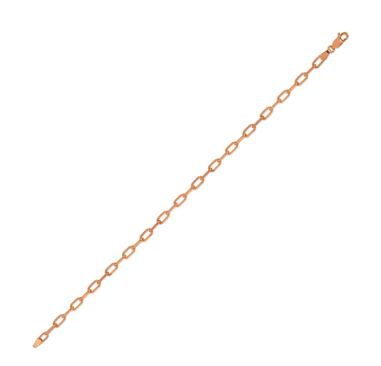 Rose Gold Forzata Link Bracelet 3.5MM