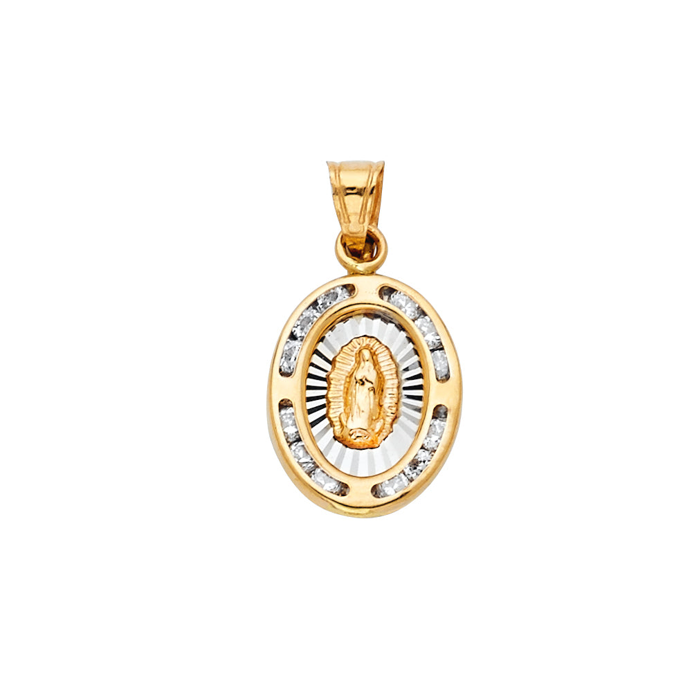 CZ Virgin De Guadalupe Pendant