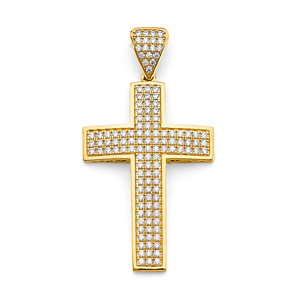 CZ Cross Pendant