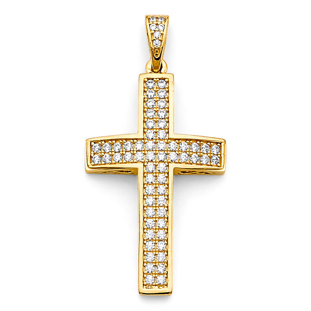 CZ Cross Pendant