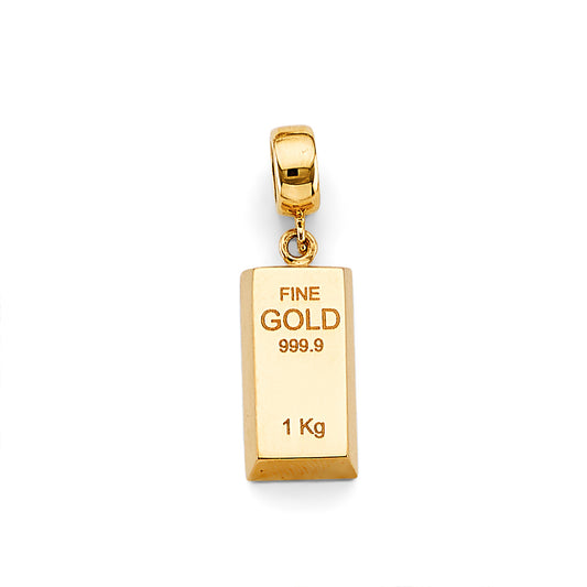 Gold Bar Charm