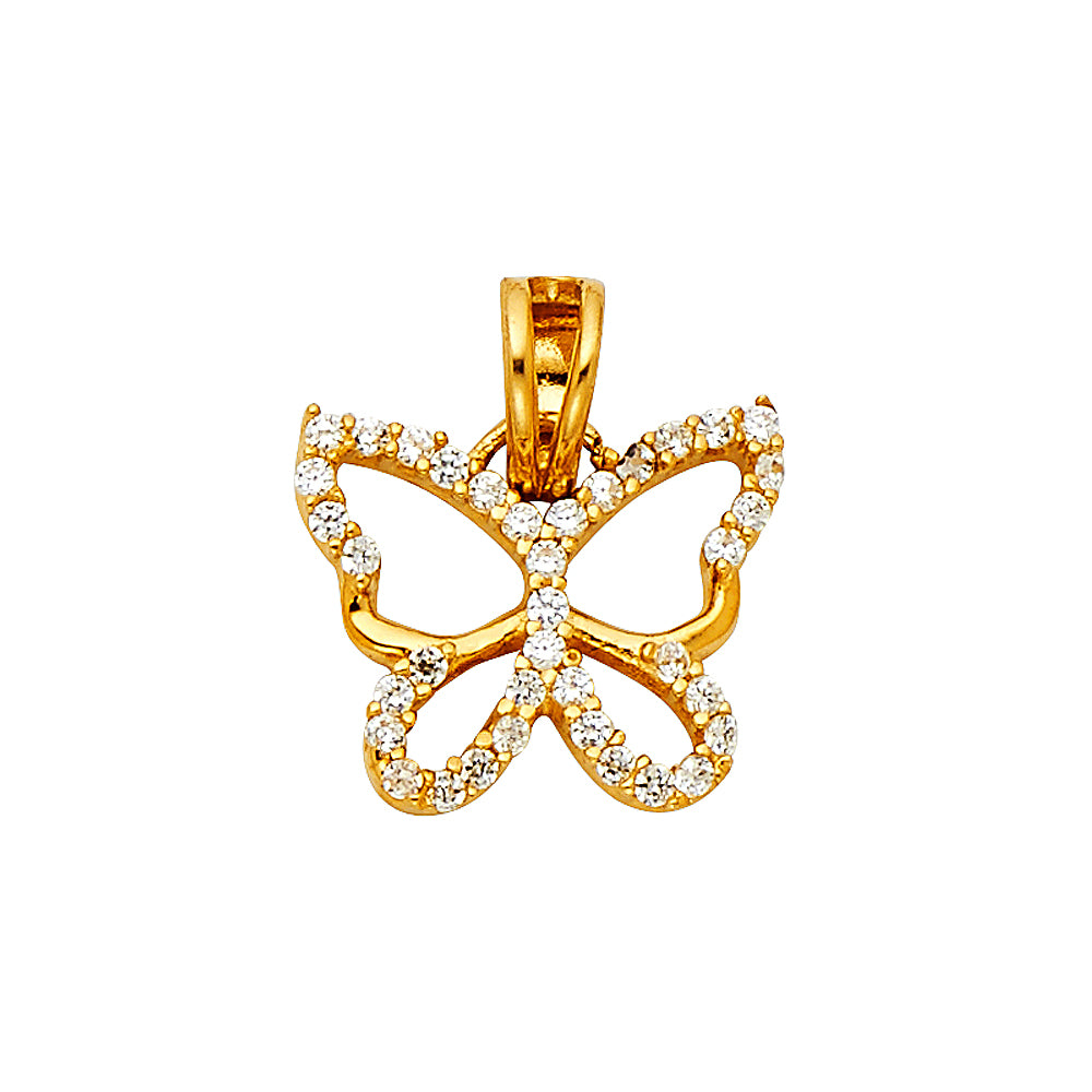 Mini Sparkle Butterfly Pendant