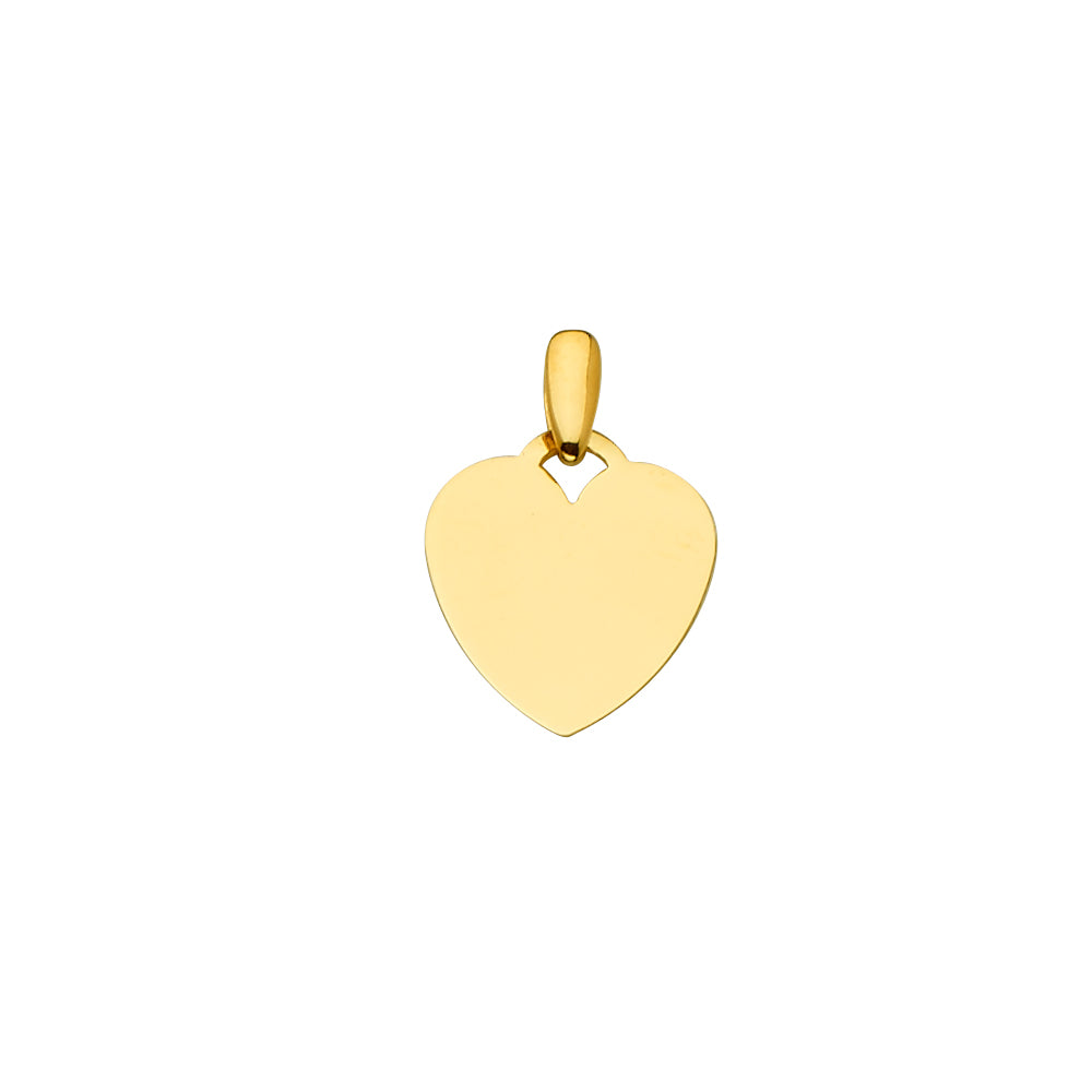 Engravable Heart Pendant