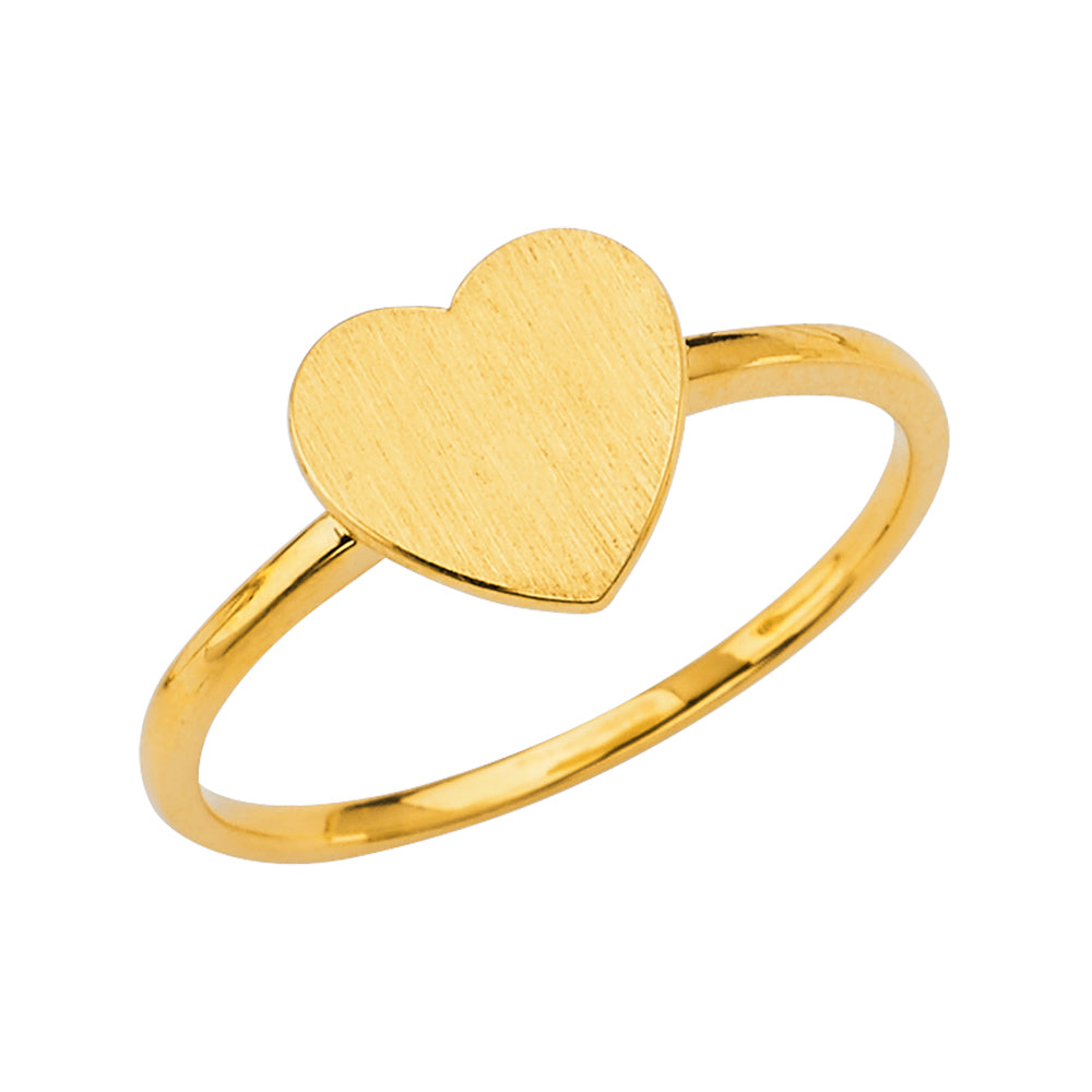 Corazon Engravable Ring