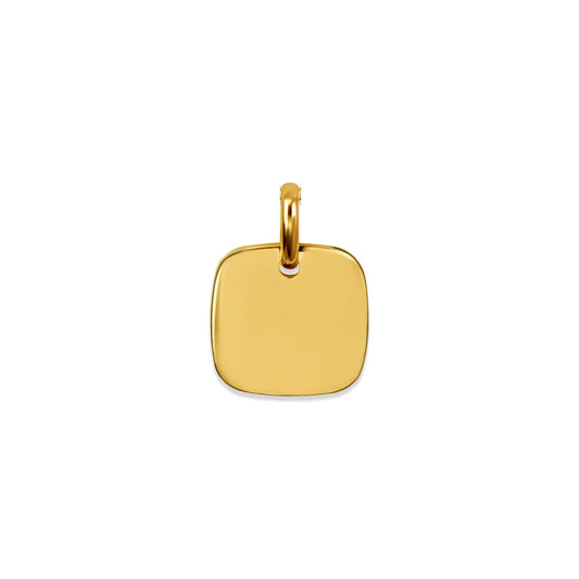 Engravable Square Pendant