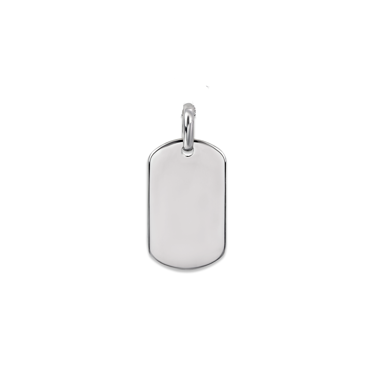 White Gold ID Pendant