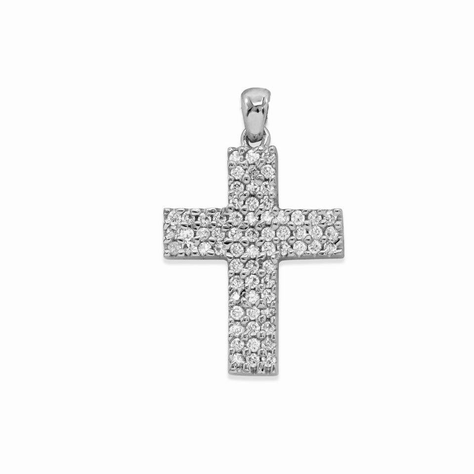 CZ Cross Pendant