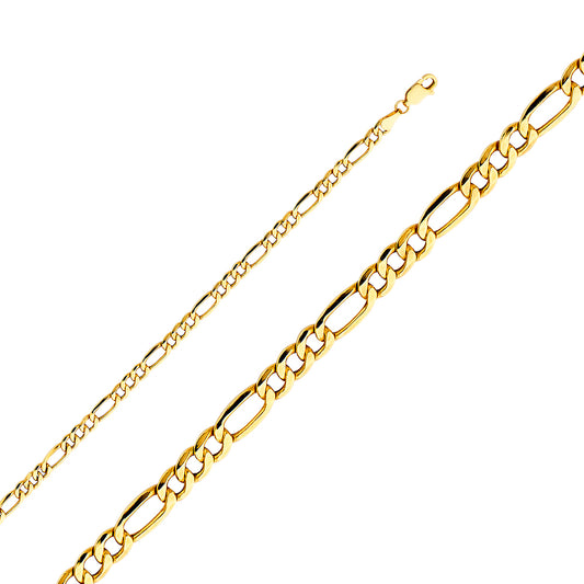 Hollow Figaro Chain 4.2MM