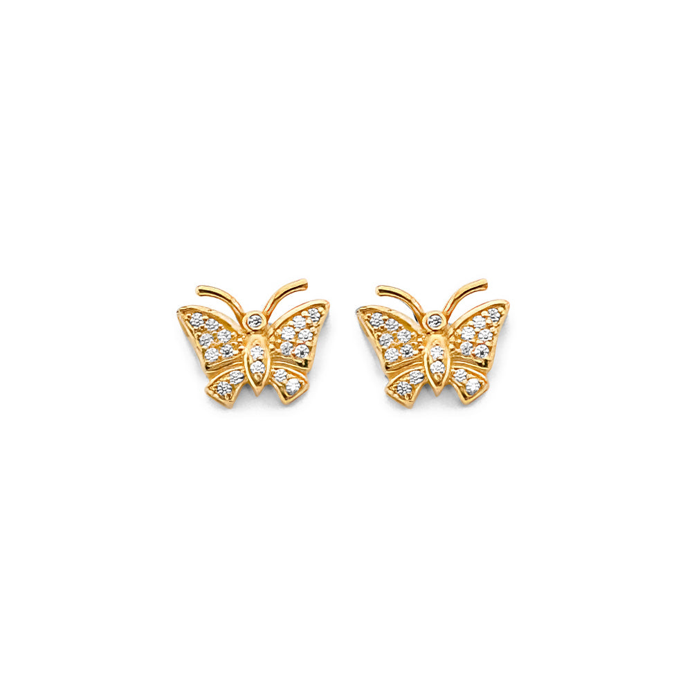 Mini Sparkle Butterfly Earrings