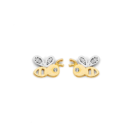 Mini Bee Earrings