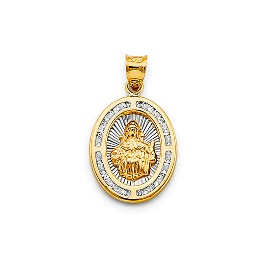 Oval Santo Niño de Atocha Pendant