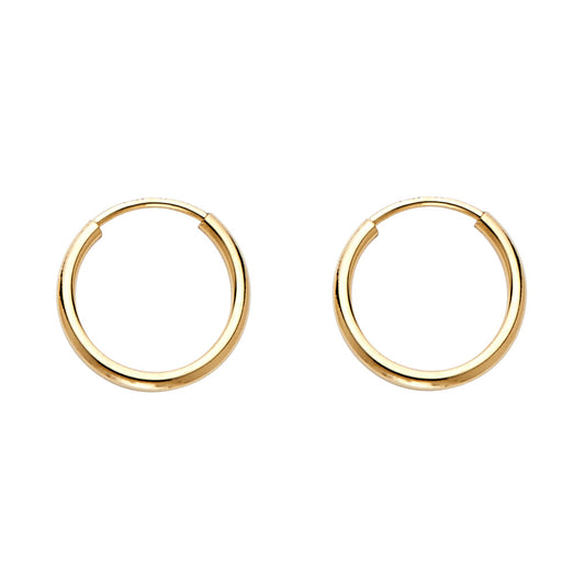 Endless Hoop Earrings (12mm)