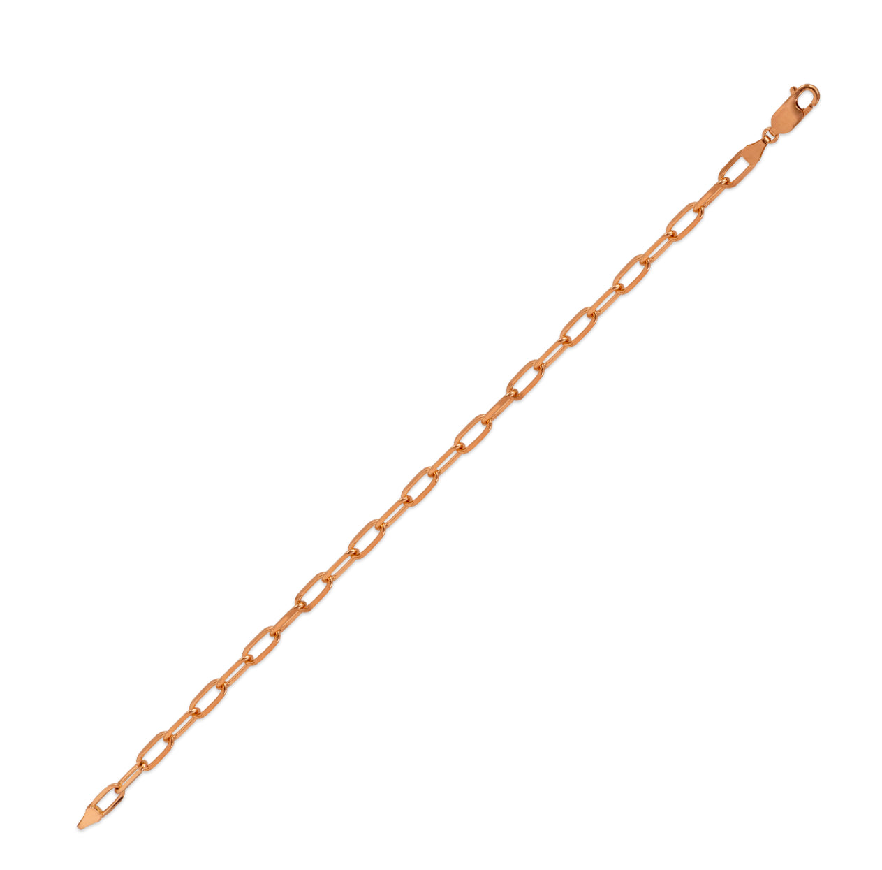 Rose Gold Forzata Link Bracelet 4.5MM