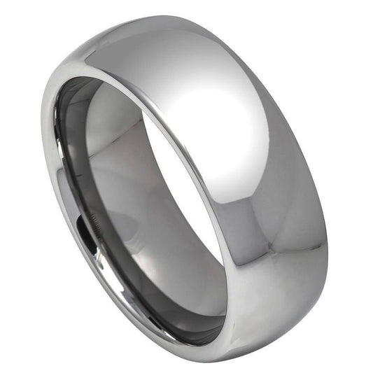 Polished Tungsten Ring 8MM