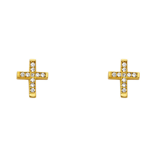 Sparkle Cross  Earrings