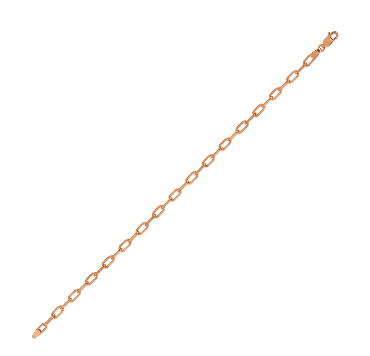 Rose Gold Forzata Link Bracelet 3.5MM