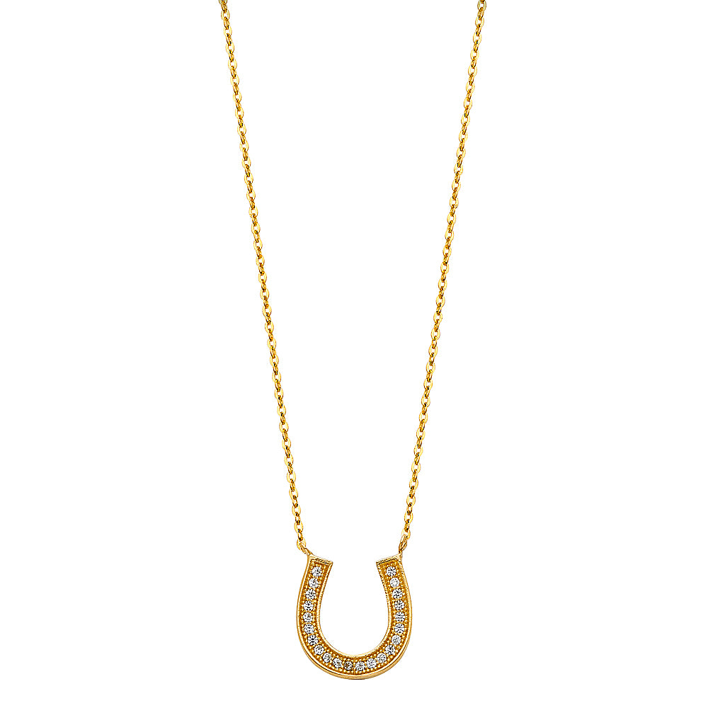 Mini Lucky Horseshoe Necklace