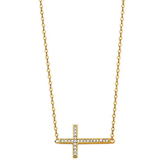 Sparkle Cross Necklace