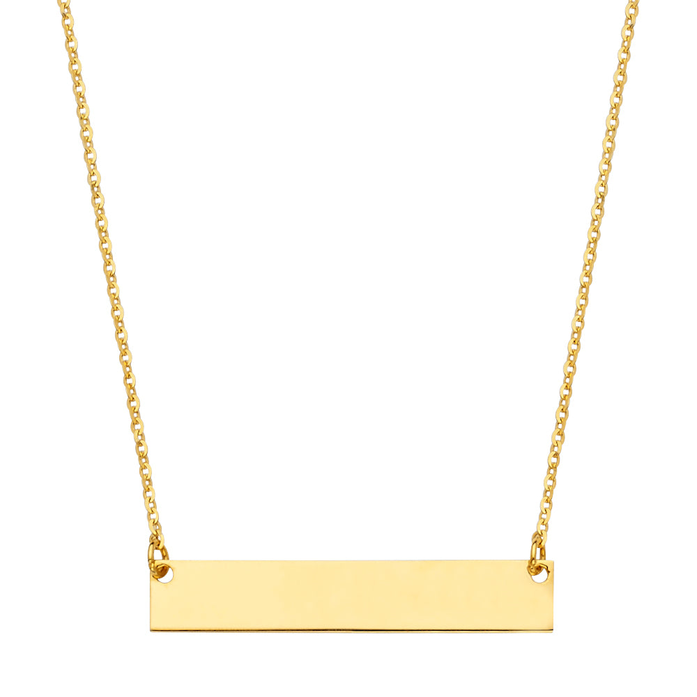 Engravable ID Necklace