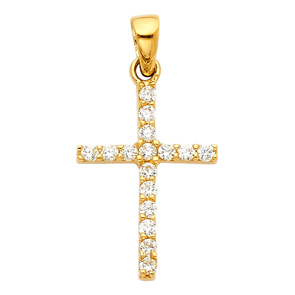 CZ Cross Pendant