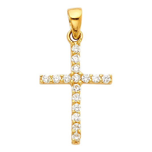 CZ Cross Pendant