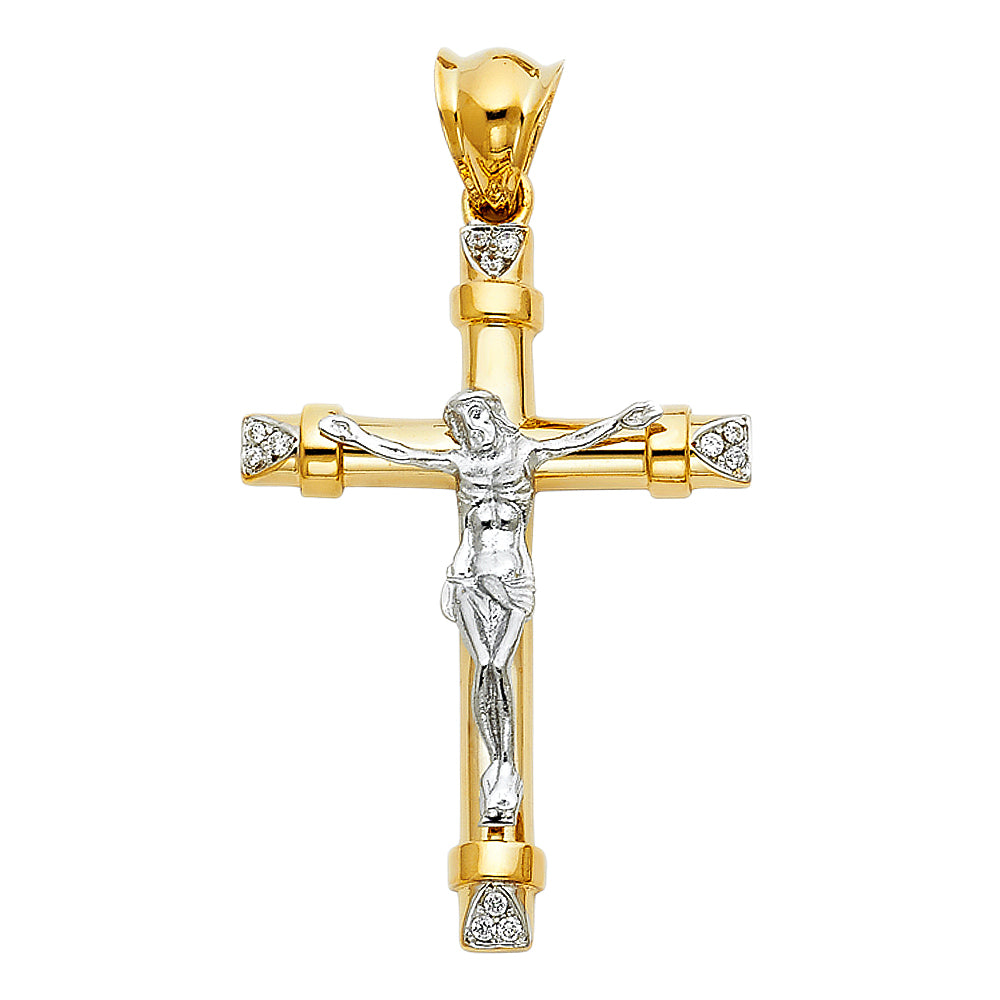 CZ Crucifix Pendant