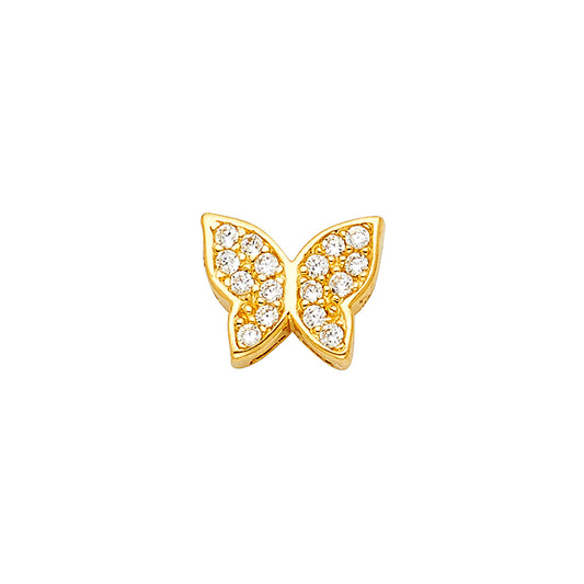 CZ Butterfly Pendant