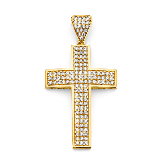 CZ Cross Pendant