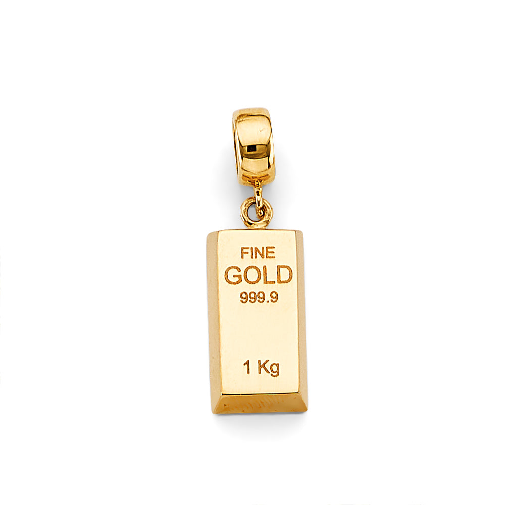 Gold Bar Charm