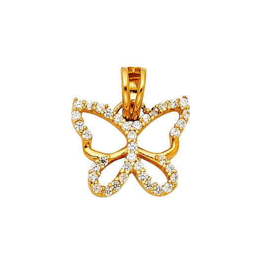 Mini Sparkle Butterfly Pendant