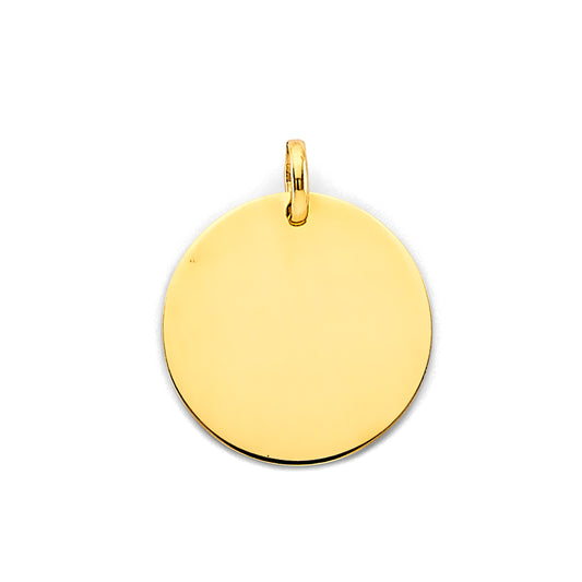 Round Engravable Pendant